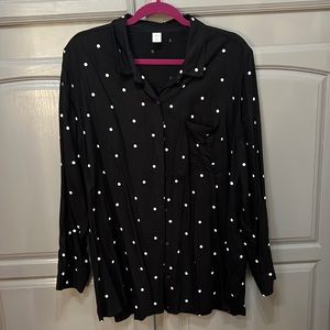 Polka Dot button up